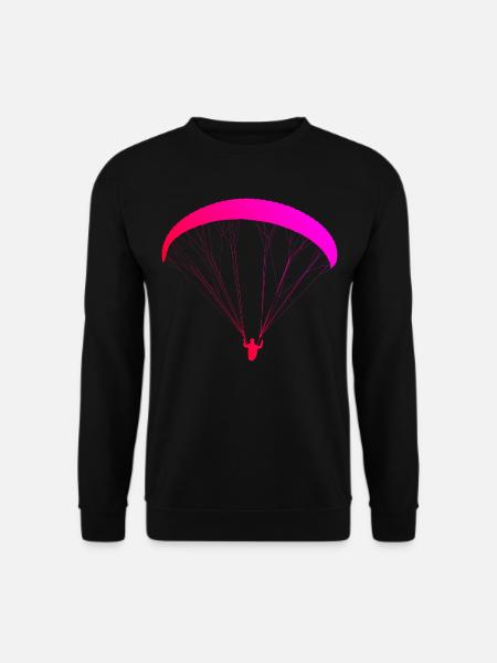 Paragleiter Damen Herren Paragleiten Paragliding - Unisex Pullover - Schwarz