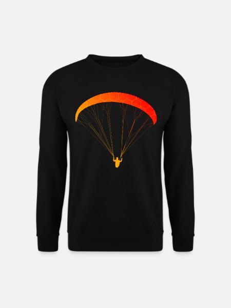 Damen Paragleiter Herren Gleitschirm Gleitschirmfl - Unisex Pullover - Schwarz