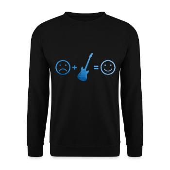 Guitare acoustique Guitaristes Dames - Sweat-shirt Unisexe - noir - Devant - Alina (178cm) & Michal (187cm)