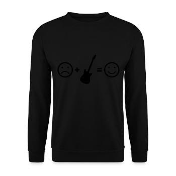 Egitarre Gitarre akustische gitarre classical guit - Unisex Pullover - Schwarz - Vorne - Alina (178cm) & Michal (187cm)