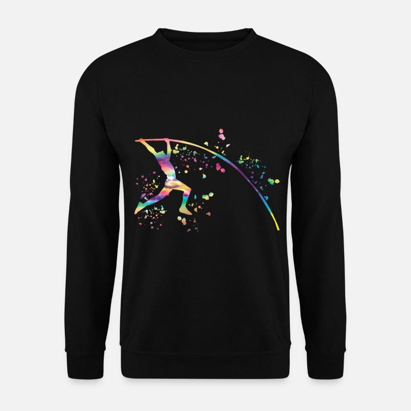 Saut à la perche Saut à la perche pour enfants - Sweat-shirt Unisexe - noir