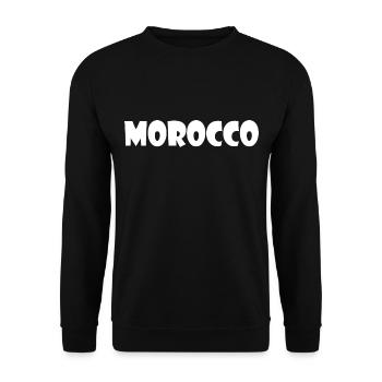 Maroc - Sweat-shirt Unisexe - noir - Devant - Alina (178cm) & Michal (187cm)