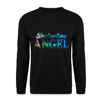 Nenn mich nicht Engel - Unisex Pullover - Schwarz - Vorne - Alina (178cm) & Michal (187cm)