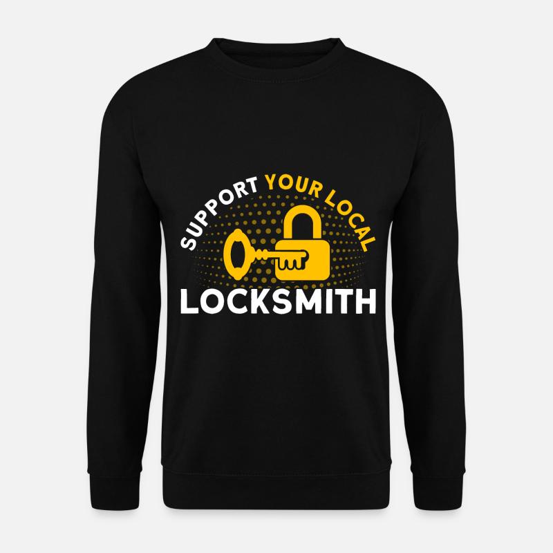 Support local locksmith - Unisex Sweatshirt - black