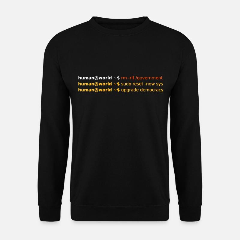 sudo reset - Unisex Sweatshirt - black