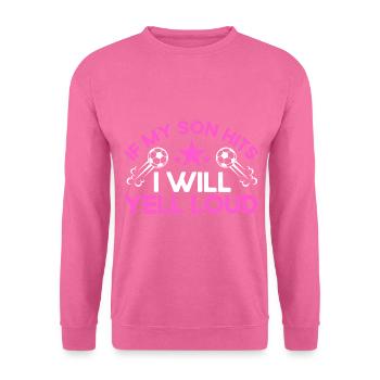 Fußball Mutter Sportfan Geschenk - Unisex Pullover - Pink - Vorne