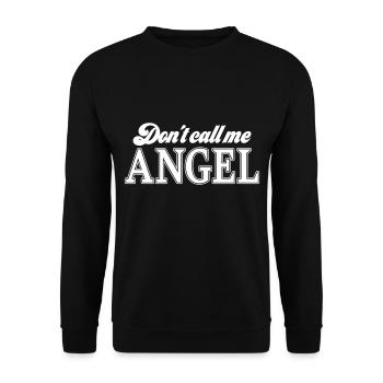 | changeable de couleur Ne m’appelez pas un ange - Sweat-shirt Unisexe - noir - Devant - Alina (178cm) & Michal (187cm)