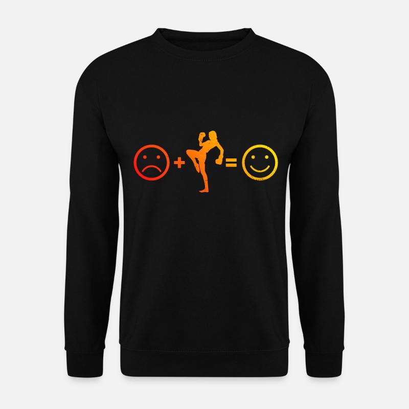 Boxing Kickbox Herren Kickboxer Kickboxen - Unisex Pullover - Schwarz