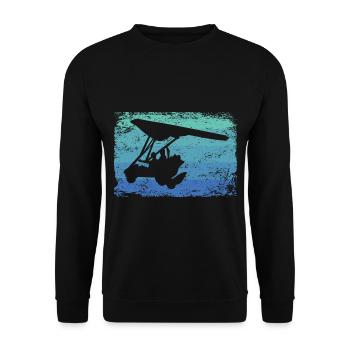 Paratrike Moteur Deltaglider Deltatrike - Sweat-shirt Unisexe - noir - Devant - Alina (178cm) & Michal (187cm)