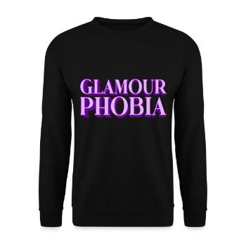 Glamourphobia Glamour Phobia | Colors can be changed - Unisex Sweatshirt - black - Front - Alina (178cm) & Michal (187cm)