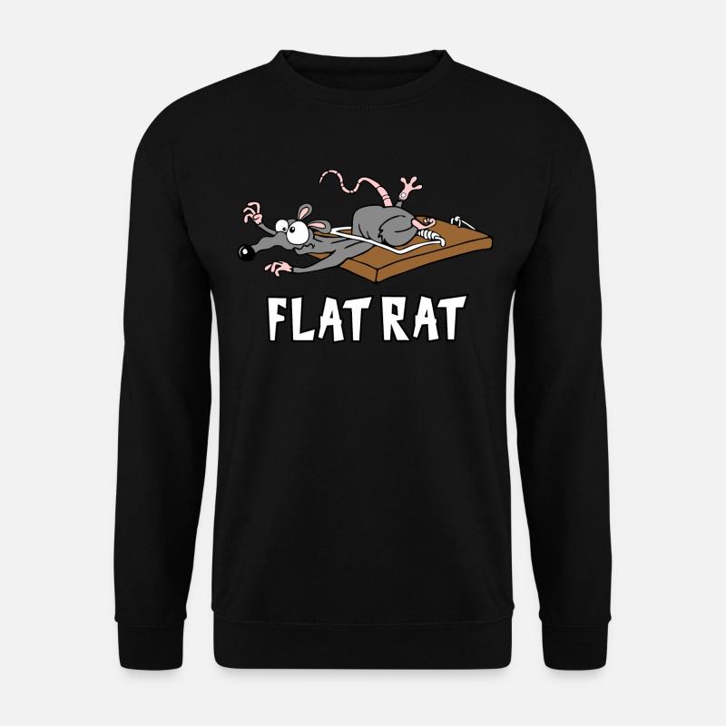 Flat Rat - Unisex Pullover - Schwarz