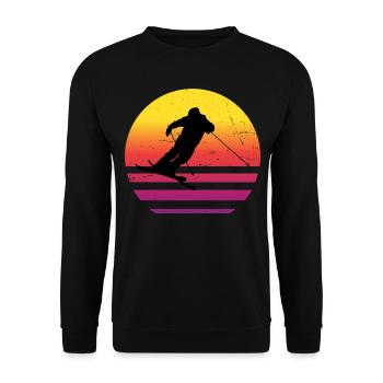 Women's Ski Jumping Freestyle Ski Ski Freestyle - Unisex Sweatshirt - black - Front - Alina (178cm) & Michal (187cm)