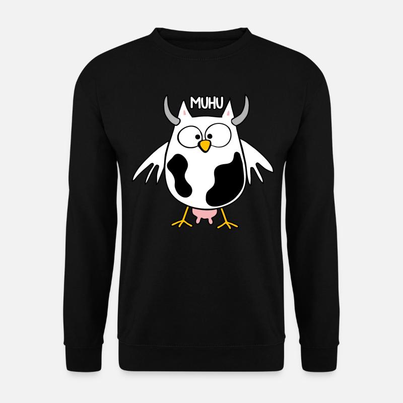 Muhu - Unisex Pullover - Schwarz