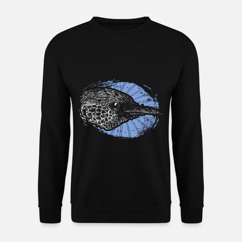 Vogel Ornithologe - Unisex Pullover - Schwarz