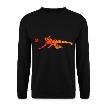 Volleyball Volleyball Masculin Volleyball - Sweat-shirt Unisexe - noir - Devant - Alina (178cm) & Michal (187cm)