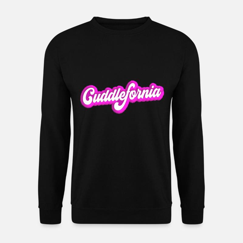 Cuddlefornia cuddlefornia cuddle - Unisex Sweatshirt - black