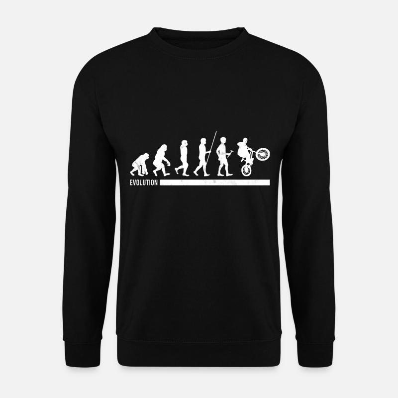 Evolution BMX Tshirt Design - Sweat-shirt Unisexe - noir