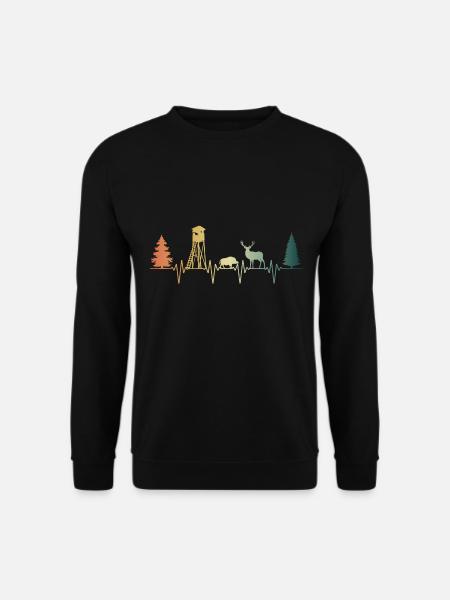 Hunter High Heartbeat Pulse - Unisex Sweatshirt - black