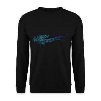 Scuba Diver Scuba Diver Hommes - Sweat-shirt Unisexe - noir - Devant - Alina (178cm) & Michal (187cm)