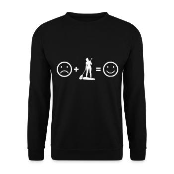 Standup Paddle Femmes Hommes Standup Paddle - Sweat-shirt Unisexe - noir - Devant - Alina (178cm) & Michal (187cm)