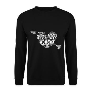 L'Aurora ,Terra Promessa,Adesso Tu, Italo Hit - Unisex Sweatshirt - black - Front - Alina (178cm) & Michal (187cm)