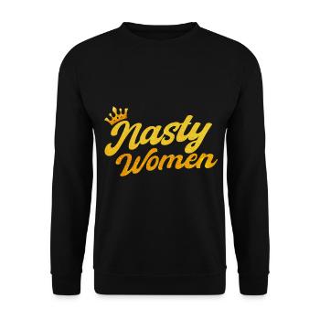 Droits des femmes Autonomisation féministe - Sweat-shirt Unisexe - noir - Devant - Alina (178cm) & Michal (187cm)