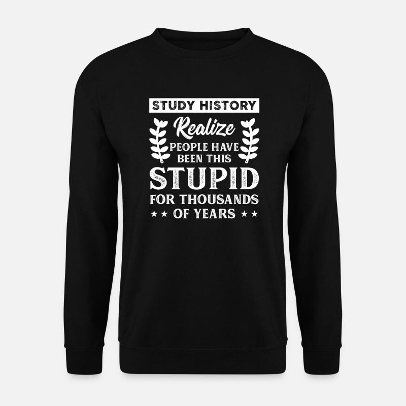 Historielærer ElevHistoriker Gave - Unisex sweater - sort