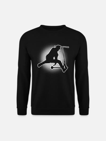 Scooter Stunt Scooter Pédale Scooter Stunt Scooter - Sweat-shirt Unisexe - noir