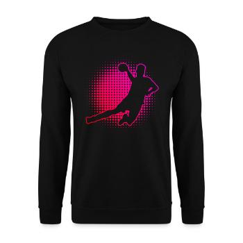 Handball Hommes Joueurs de handball Joueurs de handball - Sweat-shirt Unisexe - noir - Devant - Alina (178cm) & Michal (187cm)