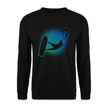 Kite Homme Kitesurf Kitesurf Kitesurf - Sweat-shirt Unisexe - noir - Devant - Alina (178cm) & Michal (187cm)