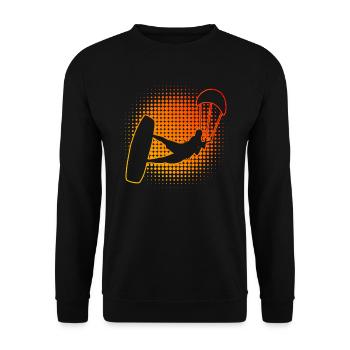 Kite Kitesurfer Hommes Kitesurf Kitesurf - Sweat-shirt Unisexe - noir - Devant - Alina (178cm) & Michal (187cm)