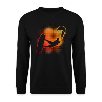 Kiting Kitesurfing Kitesurfing Kitesurf Kite - Sweat-shirt Unisexe - noir - Devant - Alina (178cm) & Michal (187cm)