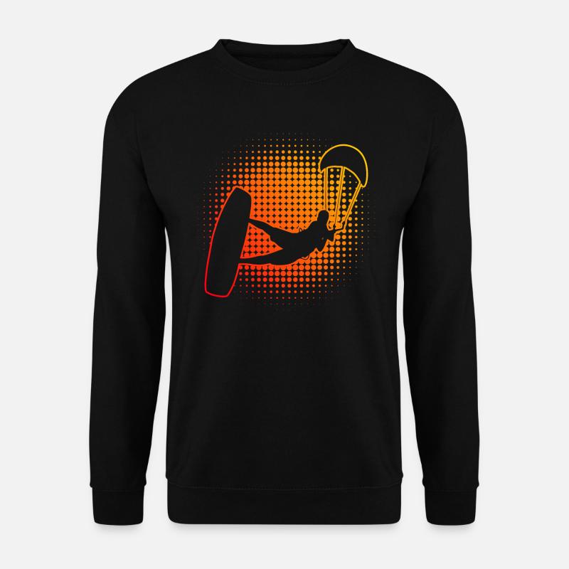 Kiting Kitesurfing Kitesurfing Kitesurf Kite - Sweat-shirt Unisexe - noir