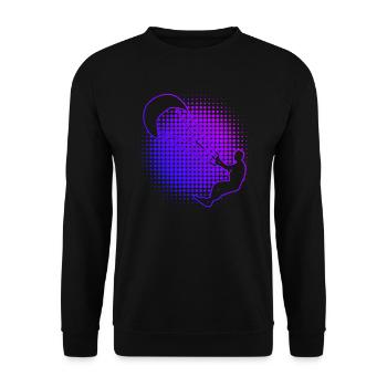 Kitesurf Men's Kiting Kitesurfing Kitesurfer - Sweat-shirt Unisexe - noir - Devant - Alina (178cm) & Michal (187cm)