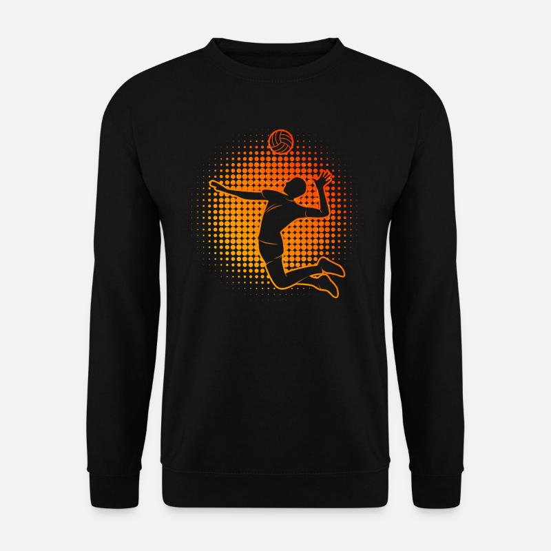 Beach Volley Joueuse de Volleyball Beach Volleyba - Sweat-shirt Unisexe - noir
