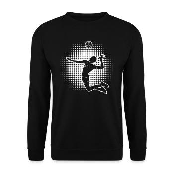 Joueurs de volley-ball Jeux de volley-ball Beach Volley - Sweat-shirt Unisexe - noir - Devant - Alina (178cm) & Michal (187cm)