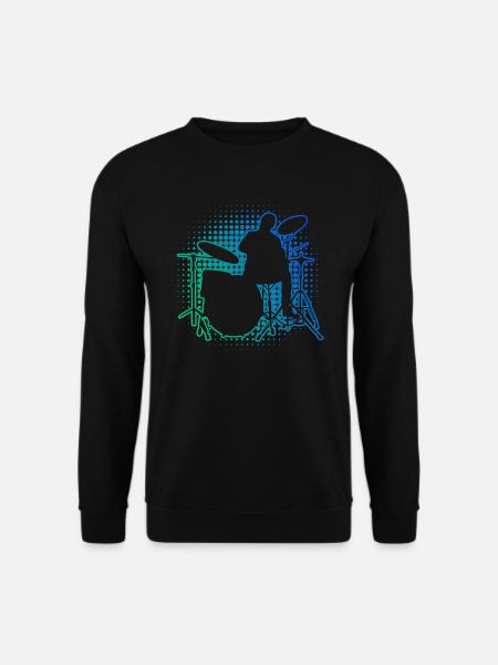 Men's Drummer Drummer Drums - Unisex Sweatshirt - black
