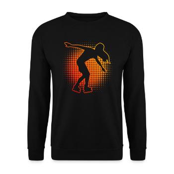 Patins à roulettes pour femmes Patins à roulettes Patins à roulettes - Sweat-shirt Unisexe - noir - Devant - Alina (178cm) & Michal (187cm)