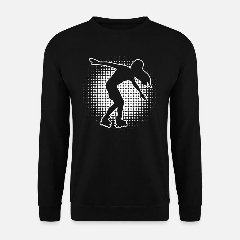 Rollschuh Rollerskaten Damen Herren Rollerskate - Unisex Pullover - Schwarz