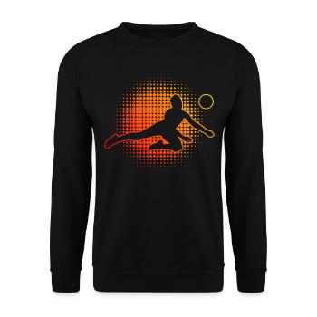 Volleyball Volley Volleyball Players Women - Unisex Sweatshirt - black - Front - Alina (178cm) & Michal (187cm)