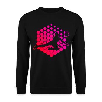 Volleyball Jouer Au volleyball Volleyball masculin - Sweat-shirt Unisexe - noir - Devant - Alina (178cm) & Michal (187cm)