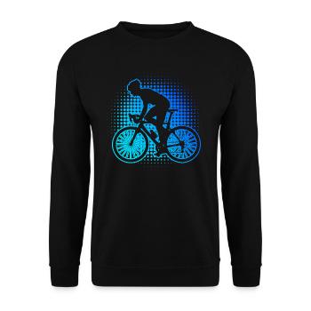 Cyclistes sur route Cyclisme sur route Hommes Vélo de route femmes - Sweat-shirt Unisexe - noir - Devant - Alina (178cm) & Michal (187cm)