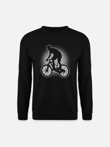 Radfahren Damen Radfahrer Mountainbiker MTB - Unisex Pullover - Schwarz