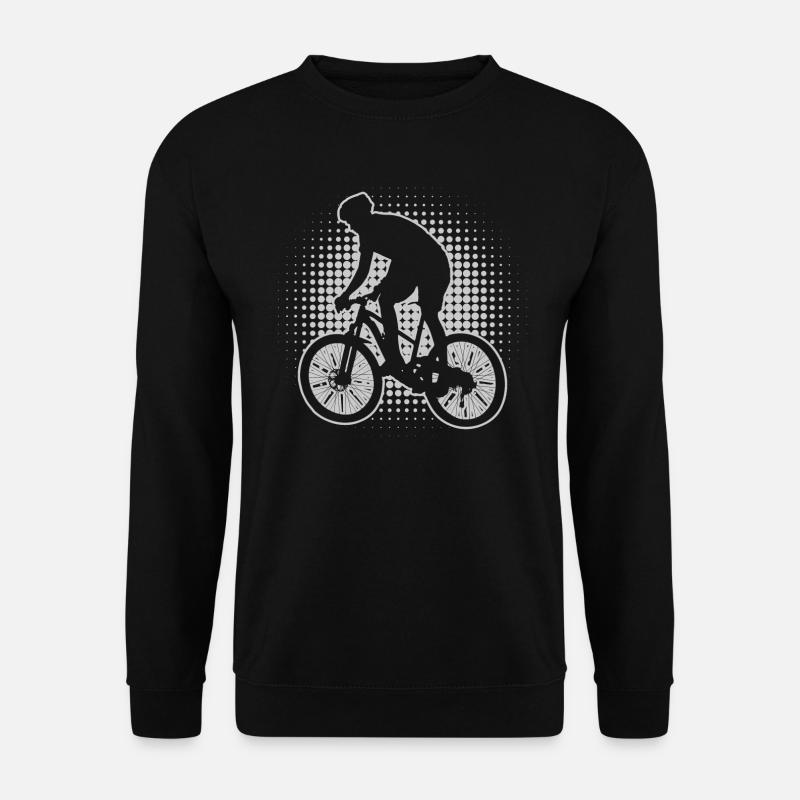 Radfahren Damen Radfahrer Mountainbiker MTB - Unisex Pullover - Schwarz