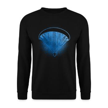 Paragliding Men's Paragliding Paraglider - Unisex Sweatshirt - black - Front - Alina (178cm) & Michal (187cm)