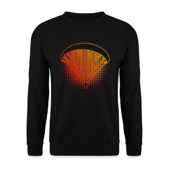 Paragliding Paragliding Men's Paragliding - Unisex Sweatshirt - black - Front - Alina (178cm) & Michal (187cm)