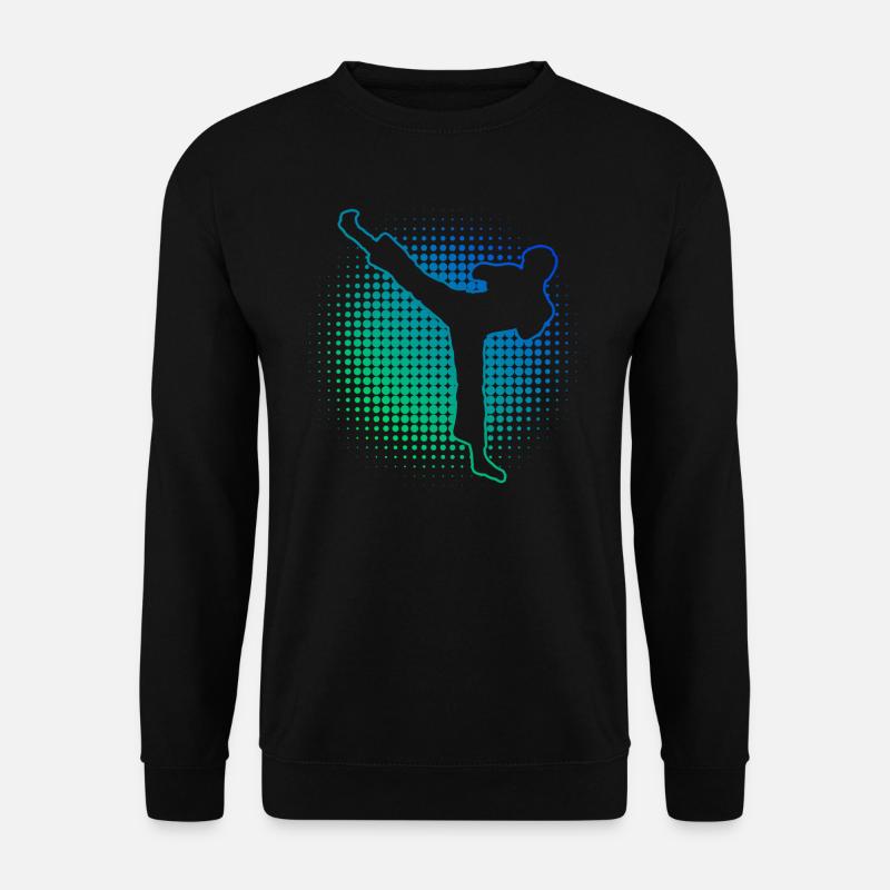 Kickboxing Kickboxen Boxen Herren Boxing - Unisex Pullover - Schwarz
