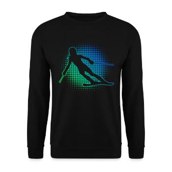 Ski acrobatique Ski Sports d’hiver Ski - Sweat-shirt Unisexe - noir - Devant - Alina (178cm) & Michal (187cm)