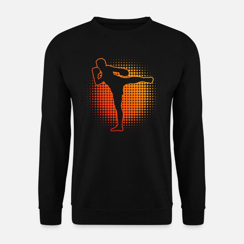 Boxe Thaïlandaise Femmes Boxe Thaï Boxeur Thaï Boxe Thaï - Sweat-shirt Unisexe - noir
