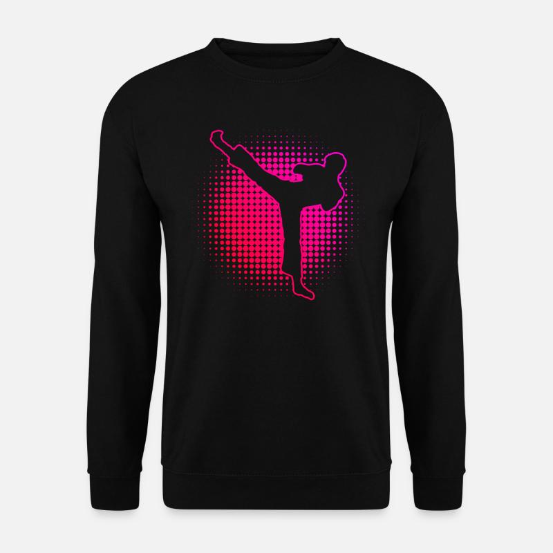 Boxing Kickboxen Kickbox Kickboxing Boxen - Unisex Pullover - Schwarz